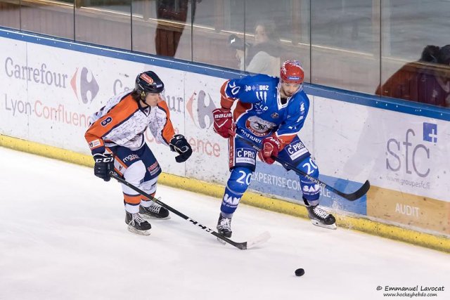 Photo hockey match Lyon - Clermont-Ferrand le 22/11/2016