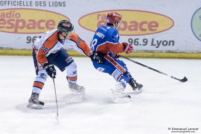 Photo hockey match Lyon - Clermont-Ferrand le 22/11/2016
