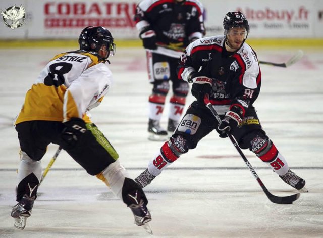 Photo hockey match Bordeaux - Strasbourg  le 20/11/2016