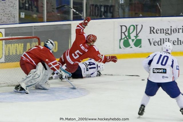 Photo hockey reportage Qualifs JO : Photos - Danemark vs France