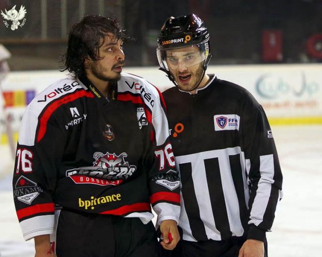Photo hockey match Bordeaux - Strasbourg  le 20/11/2016