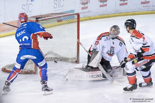 Photo hockey match Lyon - Bordeaux le 25/11/2016