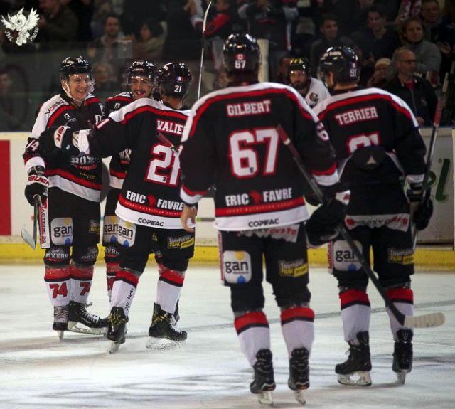 Photo hockey match Bordeaux - Amiens  le 29/11/2016