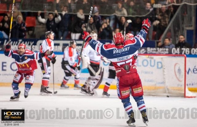 Photo hockey match Grenoble  - Bordeaux le 02/12/2016