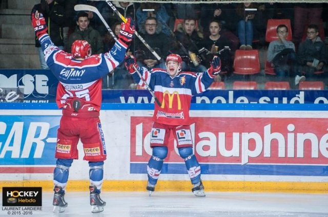 Photo hockey match Grenoble  - Bordeaux le 02/12/2016