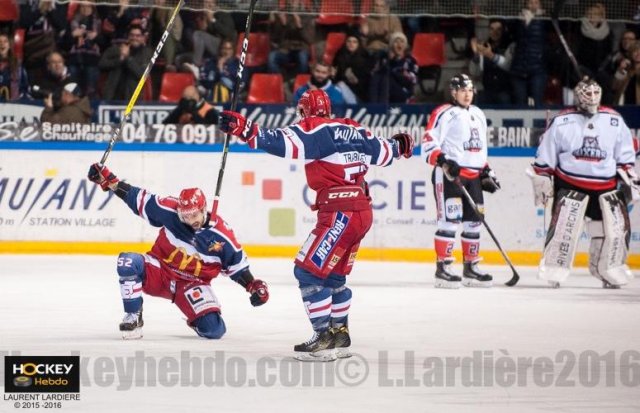 Photo hockey match Grenoble  - Bordeaux le 02/12/2016