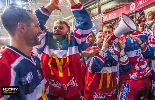 Photo hockey match Grenoble  - Bordeaux le 02/12/2016