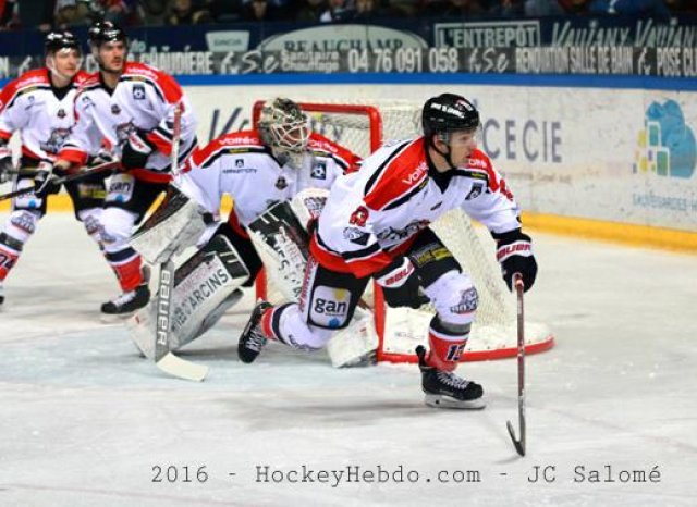 Photo hockey match Grenoble  - Bordeaux le 02/12/2016