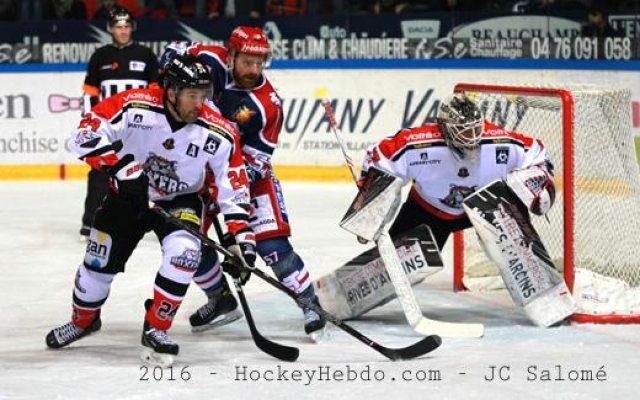 Photo hockey match Grenoble  - Bordeaux le 02/12/2016