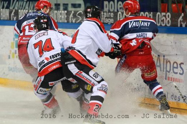 Photo hockey match Grenoble  - Bordeaux le 02/12/2016
