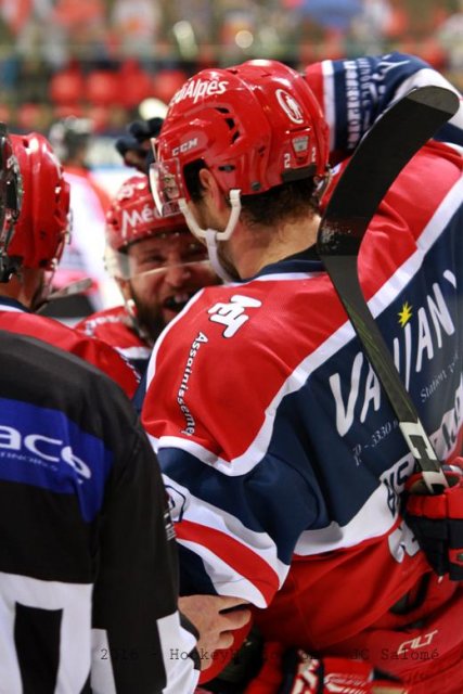 Photo hockey match Grenoble  - Bordeaux le 02/12/2016