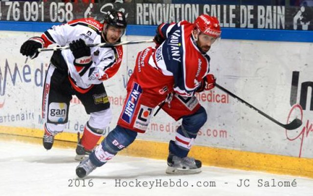 Photo hockey match Grenoble  - Bordeaux le 02/12/2016