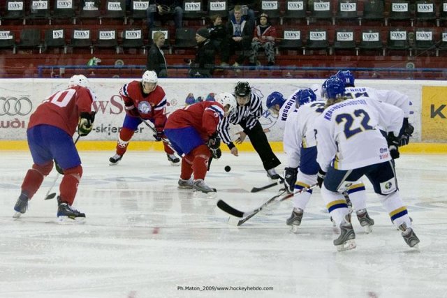 Photo hockey reportage Qualifs JO : Photos - Norvège vs Kazakhstan
