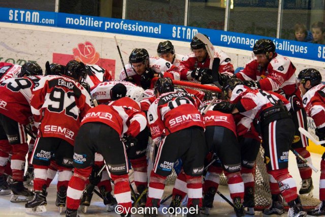 Photo hockey match Chamonix / Morzine - Grenoble  le 09/12/2016