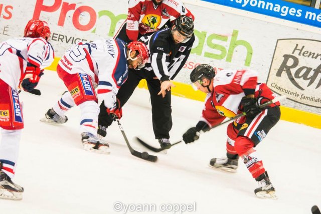 Photo hockey match Chamonix / Morzine - Grenoble  le 09/12/2016