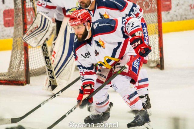 Photo hockey match Chamonix / Morzine - Grenoble  le 09/12/2016