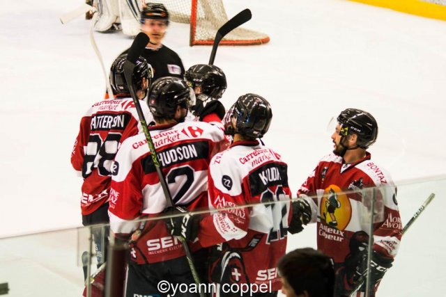 Photo hockey match Chamonix / Morzine - Grenoble  le 09/12/2016
