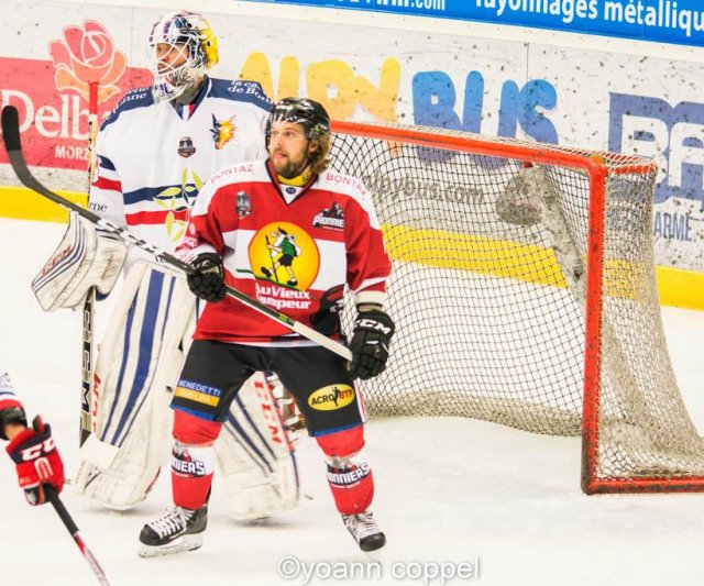Photo hockey match Chamonix / Morzine - Grenoble  le 09/12/2016