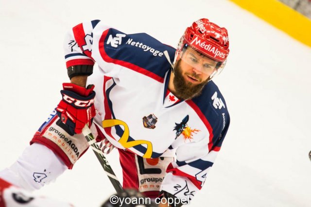 Photo hockey match Chamonix / Morzine - Grenoble  le 09/12/2016