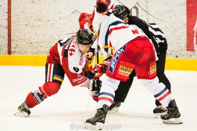 Photo hockey match Chamonix / Morzine - Grenoble  le 09/12/2016