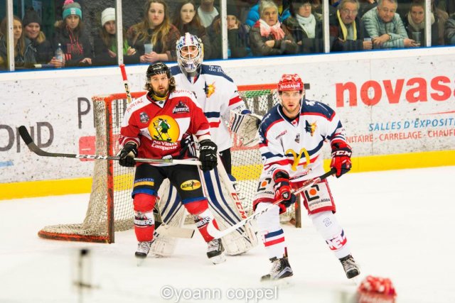 Photo hockey match Chamonix / Morzine - Grenoble  le 09/12/2016