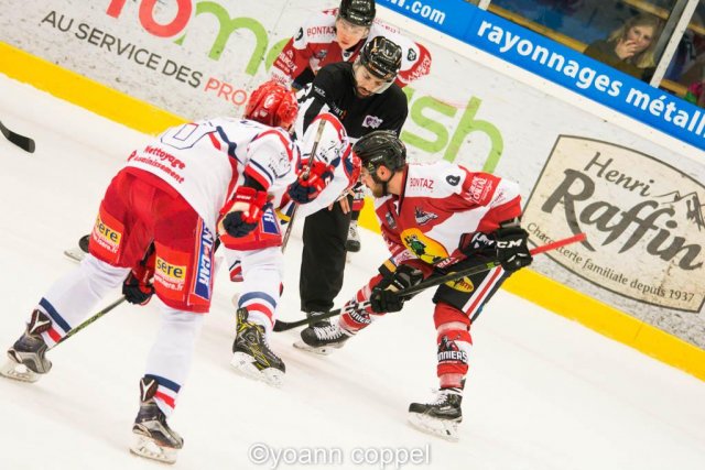 Photo hockey match Chamonix / Morzine - Grenoble  le 09/12/2016