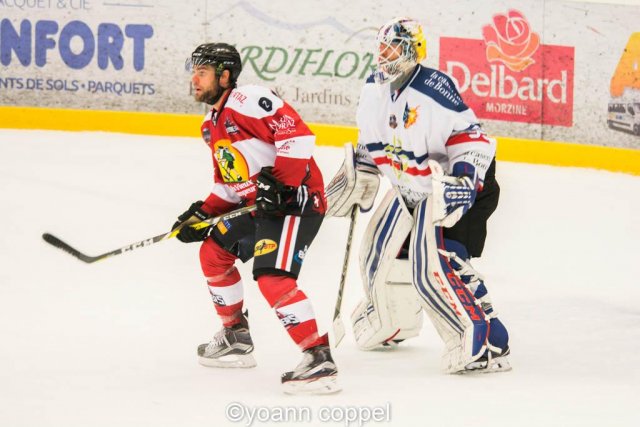 Photo hockey match Chamonix / Morzine - Grenoble  le 09/12/2016