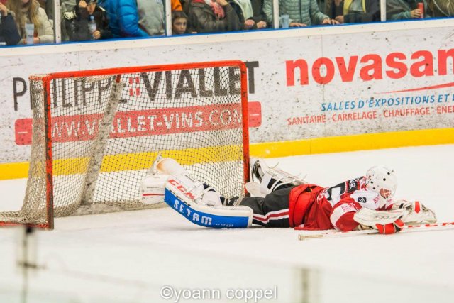 Photo hockey match Chamonix / Morzine - Grenoble  le 09/12/2016