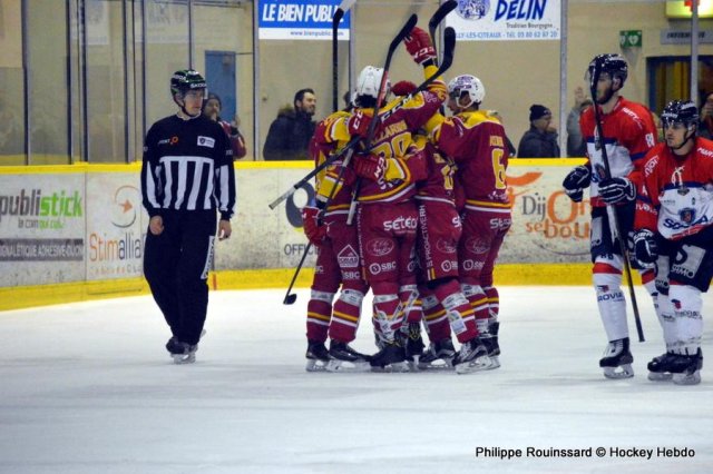 Photo hockey match Dijon  - Angers  le 09/12/2016