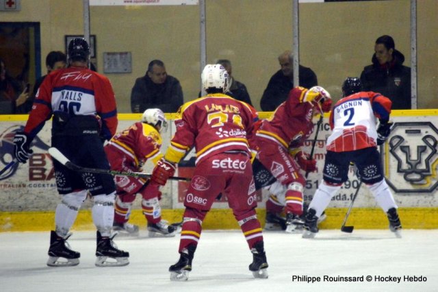 Photo hockey match Dijon  - Angers  le 09/12/2016