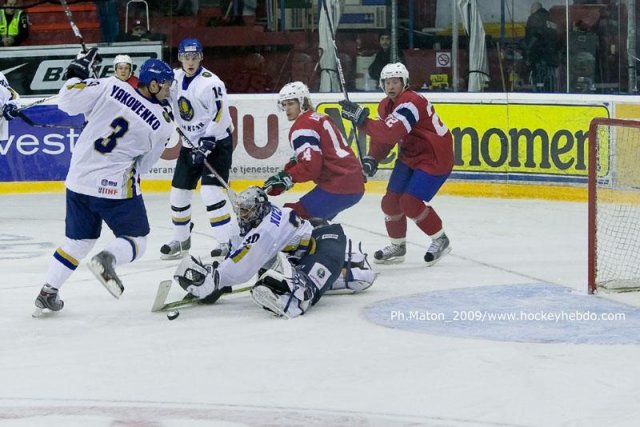 Photo hockey reportage Qualifs JO : Photos - Norvège vs Kazakhstan