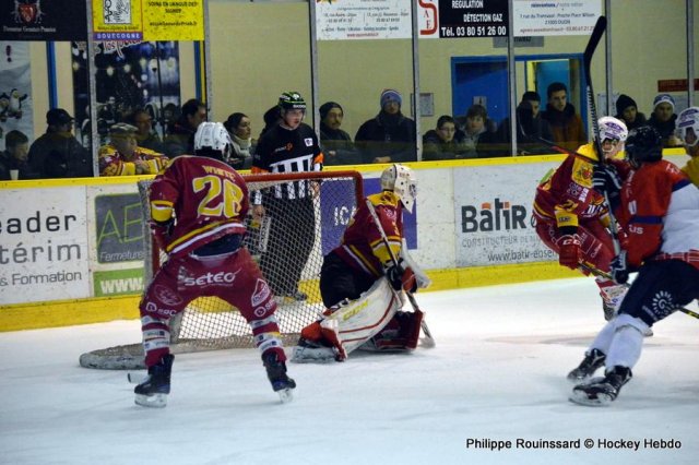 Photo hockey match Dijon  - Angers  le 09/12/2016