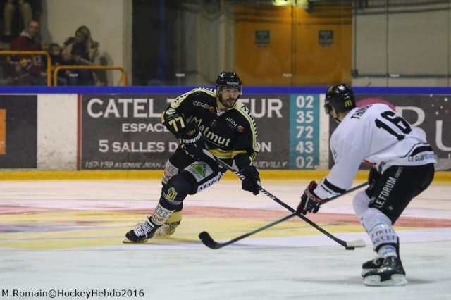 Photo hockey match Rouen - Amiens  le 09/12/2016