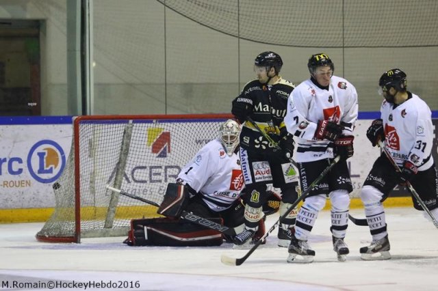 Photo hockey match Rouen - Amiens  le 09/12/2016