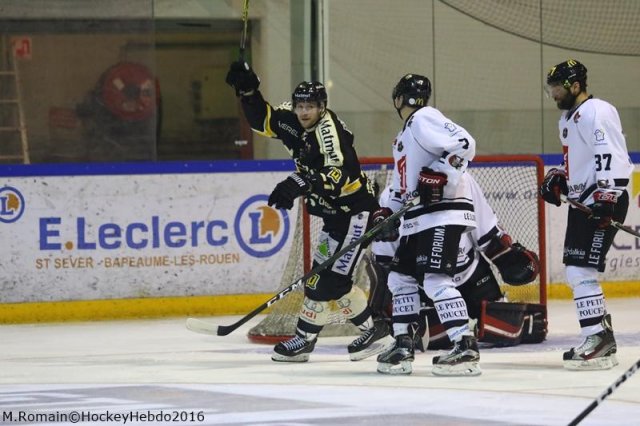 Photo hockey match Rouen - Amiens  le 09/12/2016