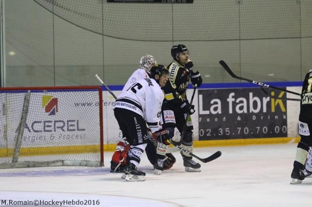 Photo hockey match Rouen - Amiens  le 09/12/2016