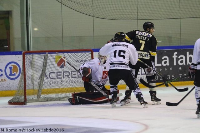 Photo hockey match Rouen - Amiens  le 09/12/2016