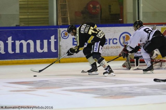Photo hockey match Rouen - Amiens  le 09/12/2016