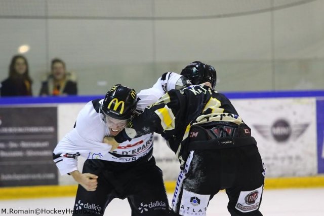 Photo hockey match Rouen - Amiens  le 09/12/2016