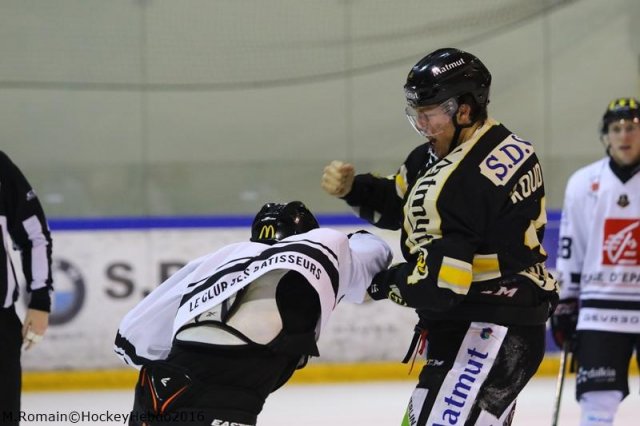 Photo hockey match Rouen - Amiens  le 09/12/2016