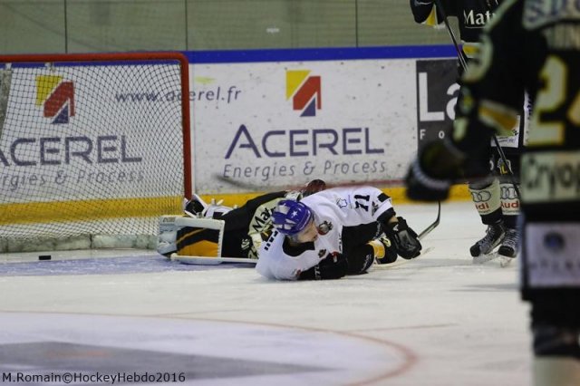Photo hockey match Rouen - Amiens  le 09/12/2016