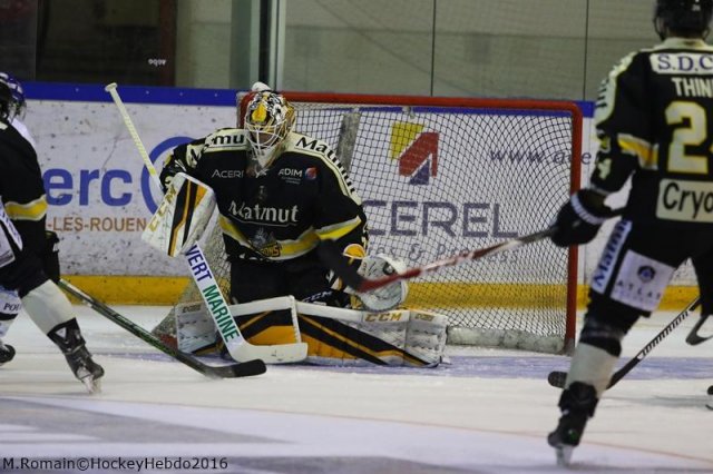 Photo hockey match Rouen - Amiens  le 09/12/2016