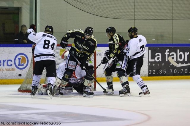 Photo hockey match Rouen - Amiens  le 09/12/2016