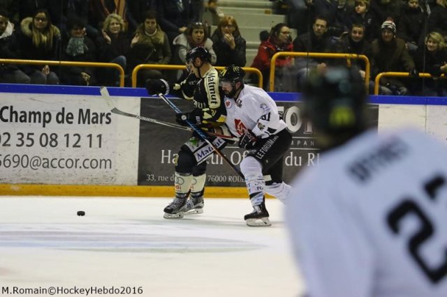 Photo hockey match Rouen - Amiens  le 09/12/2016