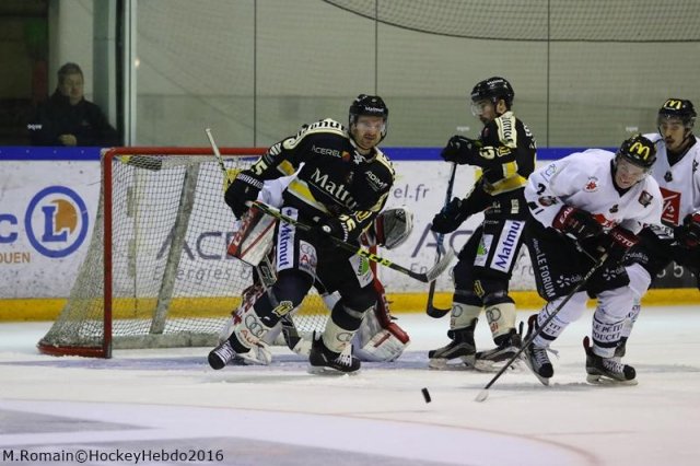 Photo hockey match Rouen - Amiens  le 09/12/2016