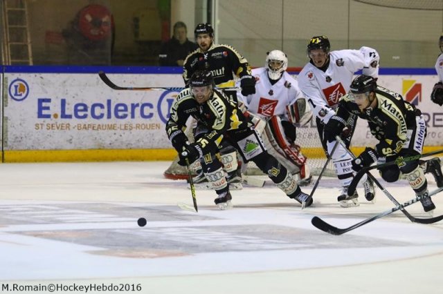 Photo hockey match Rouen - Amiens  le 09/12/2016