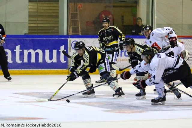 Photo hockey match Rouen - Amiens  le 09/12/2016