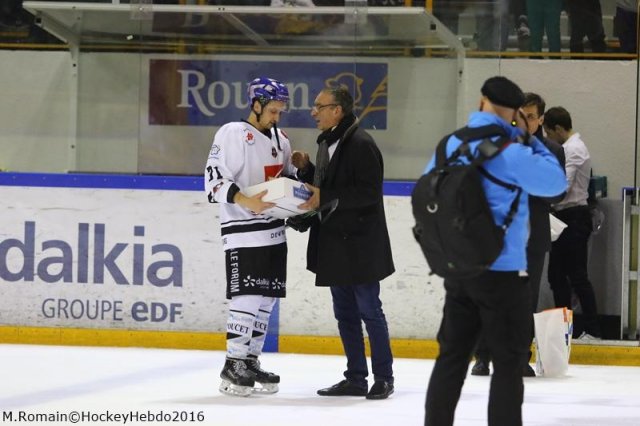 Photo hockey match Rouen - Amiens  le 09/12/2016