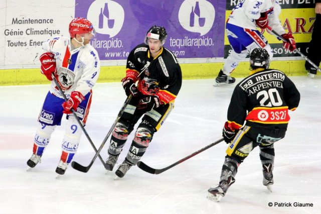 Photo hockey match Nice - Lyon le 09/12/2016