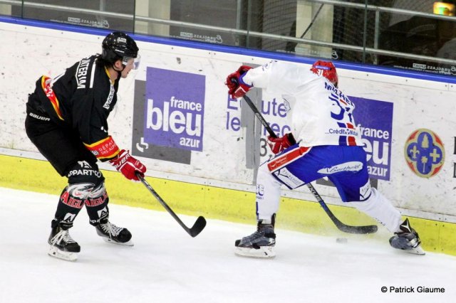 Photo hockey match Nice - Lyon le 09/12/2016